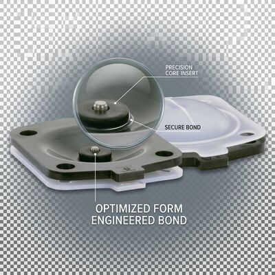 80 Series AODD Rubber Diaphragm Seals Ideal Choice for Maintaining Pressure Integrity in Pneumatic and Hydraulic Systems