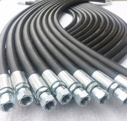 شیلنگ بخار بافته شده با سیم فولادی انعطاف پذیر 0-50MPA
