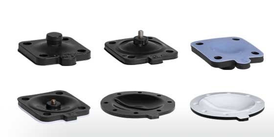 Fabric Reinforced  Code 19 EPDM Diaphragm Reduced Adhesive Behavior
